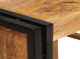 Wine Rack Brown 80 x 45 x 33 cm Solid Rough Mango Wood 4104757