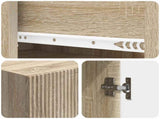 Cabinet Set 2 pcs 33 x 34.5 x 90 cm Engineered Wood 3416567