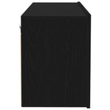 TV Cabinet Set Black Oak 100 x 30 x 41 cm Engineered Wood 863084