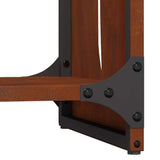 Firewood Rack 40x30x80 cm Weathering Steel 864224