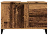 Sink Cabinet Old Wood 65x33x60 cm Engineered Wood 857123