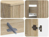 4 Piece Bathroom Cabinet Set ARNHEM Sonoma Oak Engineered Wood 3417929