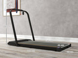 2.5HP Walking Pad, 1-6km/h Folding Treadmill with Remote Control and LED Display for Home Gym T3398P349175