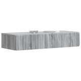 Wall-Mounted Side Table Grey Sonoma 87.5 x 34.5 x 17 cm 898331