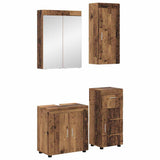 Bathroom Furniture Set TULUM 4 pcs Old Wood 60 x 34 x 63 cm 3398052