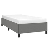 Bed Frame without Mattress Dark Grey 100x203 cm Twin XL Fabric 347102