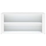 Shoe Rack White 100x35x45 cm Engineered Wood 816904