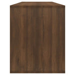 TV Cabinet Brown Oak 130x35x50 cm Engineered Wood 813055