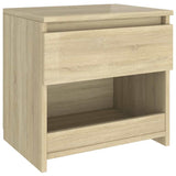 Bedside Cabinets 2 pcs Sonoma Oak 40x30x39 cm Engineered Wood 803450