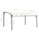 Sunshade awnings 4 x 3 x 2.55 m Cream 47976