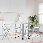 Five Piece Folding Dining Set MDF 243901