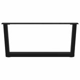 Coffee Table Legs V-Shape 2 pcs Black 70x cm Steel 4012616
