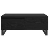 Coffee Table Black Oak 90 x 50 x 36.5 cm Engineered Wood 881680