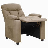 Recliner Chair Taupe Fabric 339090