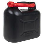 ZNTS Fuel Can with Flexible Spout 3 pcs Black 10 L Plastic 155046