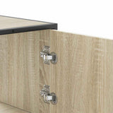 Highboard Sonoma Oak 68x35x106.5 cm Engineered Wood and Metal 849070