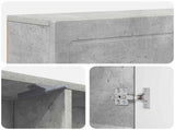 Fireplace Surround Concrete Grey 102 x 18 x 100.5 cm 8006609