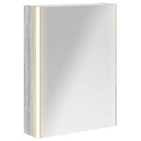 Bathroom Mirror Cabinet Grey Sonoma 53.5 x 15.5 x 70 cm 889236