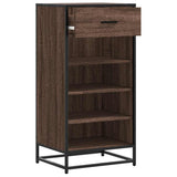 Shoe Rack Brown Oak 48x38x97.5 cm Engineered Wood 849213