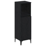 Bathroom Furniture Set 3 pcs Black oak Engineered wood 3416170