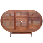 9 Piece Outdoor Dining Set with Cushions Solid Acacia Wood 42649