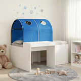 Bed with Tunnel 3 pcs Artisian Oak and Blue Engineered Wood 3423511