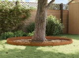 Lawn Edgings 30 pcs Rusty 103 x 0.05 x 22 cm Weathering Steel 874785