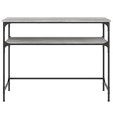 Console Table Grey Sonoma 100x35.5x75 cm Engineered Wood 834048