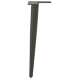 Coffee Table Legs Conical Shape 4 pcs Anthracite 42-43 cm Steel 4012514