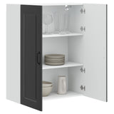 Dishwasher Panel Kalmar Black 80 x 31 x 100 cm Engineered Wood 884795