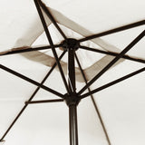 Garden Parasol Sand White 100% Polyester, Steel 200 x 300 cm 40772