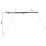 Camper & Caravan Awning 4x2.5x2.15 m Beige 148148
