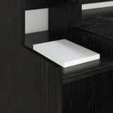 Desk with Shelf Black Oak 97 x 45 x 90 cm Engineered Wood 875242