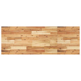 Basin Shelf Wall Mounted Steel and Solid Wood Acacia 3302837