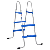 Pool Ladder for Above Ground Pool 84 cm Steel and Plastic 4010325