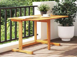 Folding Balcony Table 90x60x72 cm Solid Wood Acacia 364897