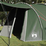 Tunnel Tent 4-Person Green and White 740 x 370 x 220 cm 42004035