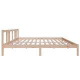 Bed Frame without Mattress Solid Wood 180x200 cm Super King Super King Size 814899