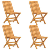 Garden Dining Set Natural Wood Solid teak wood Medium Foldable 3155027
