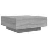 Coffee Table Grey Sonoma 80x80x31 cm Engineered Wood 836586