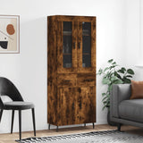 Highboard Smoked Oak 69.5x34x180 cm Engineered Wood 3198550