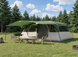 Tunnel Tent Green 366 x 244 x 198 cm Polyester and Steel 42028665