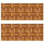 Decking Tiles 30 x 30 cm Acacia Set of 20 271792