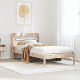 Bed Frame without Mattress 100x200 cm Solid Wood Pine 3306537