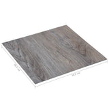 Self-adhesive Flooring Planks 5.11 m PVC Light Brown 146240