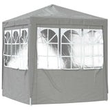 Party Tent Light Grey 200 x 200 x 240 cm PE and Steel 42032995
