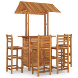 Garden Bar Set Natural Wood Solid Acacia wood Medium Durable 3116005