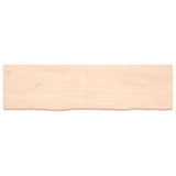 Wall Shelf 180x50x cm Untreated Solid Wood Oak 363601