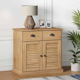Sideboard with Drawers VIGO 78x40x75 cm Solid Wood Pine 353202