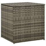 Garden Sofa Set Grey PE rattan, powder-coated steel, fabric Medium 313137